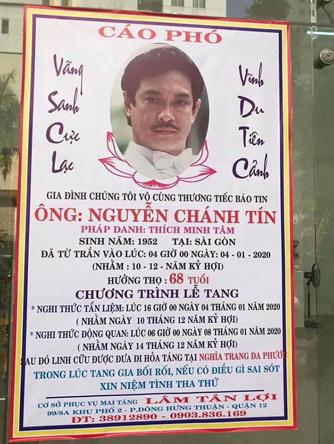 Vợ nghệ sĩ Nguyễn Chánh Tín liên tục ngã quỵ khi đưa tiễn chồng về nơi vĩnh hằng-1
