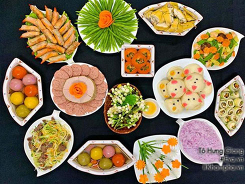 Được chồng tặng biệt thự 200m2, Trịnh Kim Chi tự khen đảm đang với mâm cỗ cúng đủ đầy-10