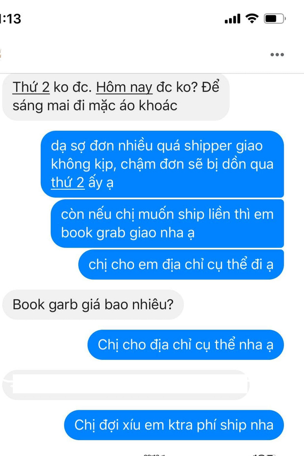 Phận làm chủ shop: Muốn tụt huyết áp trước thượng đế mua đồ trên 300k nhưng nằng nặc xin giảm 1k tiền ship-2