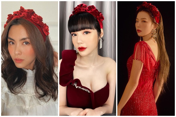 Cùng đeo bờm nhung: Hà Tăng hack cả chục tuổi - Elly Trần biến thành đóa hoa hồng-9