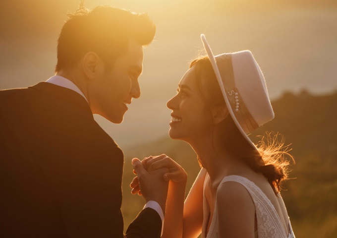 Minh Anh và vợ 9X khoe ảnh cưới lãng mạn tại Đà Lạt-3