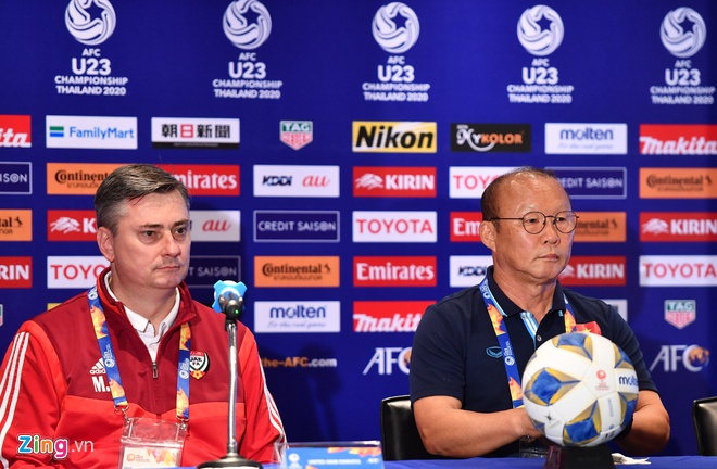 HLV Park thừa nhận U23 Việt Nam áp lực vì từng thua UAE ở ASIAD-1