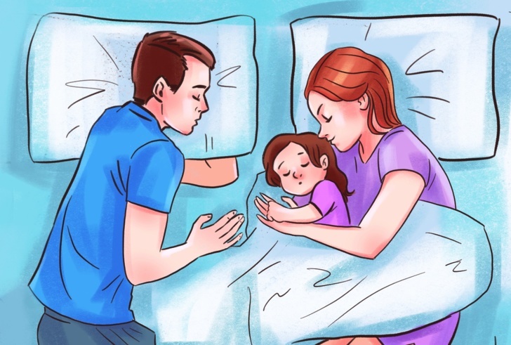 Tại sao cha mẹ không nên để con cái ngủ chung giường với mình-1