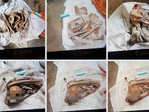 Tình tiết mới vụ phát hiện 9 bộ xương người trong rẫy cao su: Chồng mất, trăn trối với vợ vứt xương xuống ao?-2