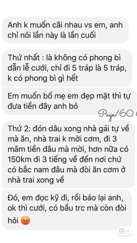 Xôn xao câu chuyện thanh niên yêu cầu vợ bầu sắp cưới tự chi tiền lễ dẫn dâu nếu muốn đẹp mặt bố mẹ”, dân tình nóng máu khuyên bỏ gấp-1