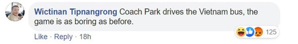 Fan Thái Lan chê thầy Park chỉ biết cho các học trò U23 Việt Nam dựng xe buýt trước khung thành để chịu trận-2