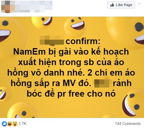 Rộ thông tin Nam Em bị gài” vào kế hoạch tiến thân trong Vbiz của nữ ca sĩ chưa tên tuổi-1