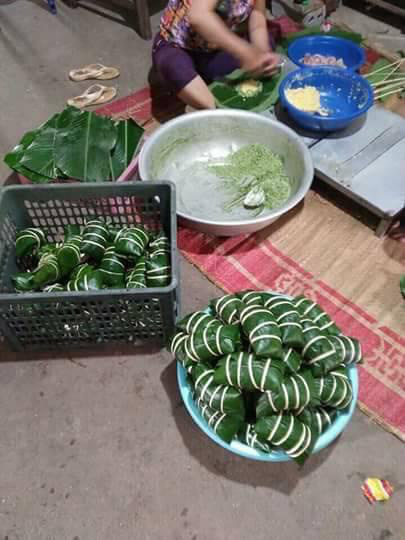 Kiếm bộn tiền nhờ bán sỉ, lẻ bánh chưng gù, bánh chưng vuông ngày giáp Tết-9