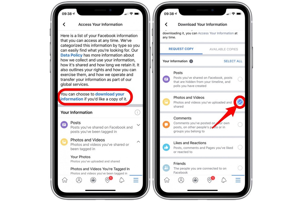 Cách tải tất cả ảnh từ Facebook, Messenger và iMessage về iPhone, iPad-10