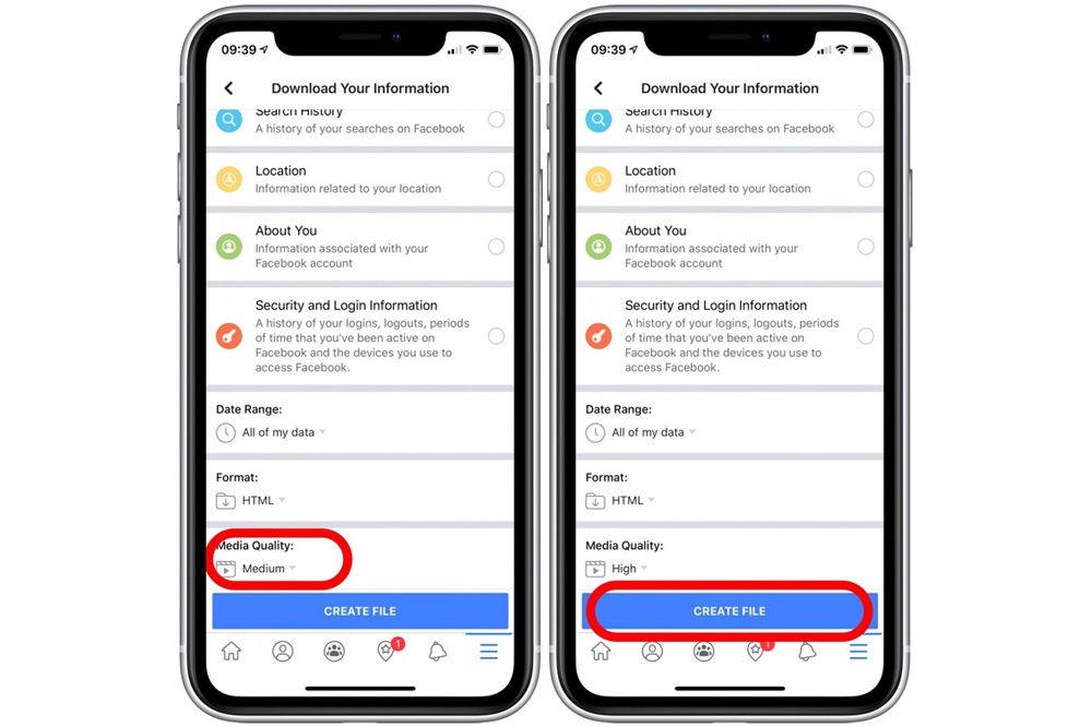 Cách tải tất cả ảnh từ Facebook, Messenger và iMessage về iPhone, iPad-11