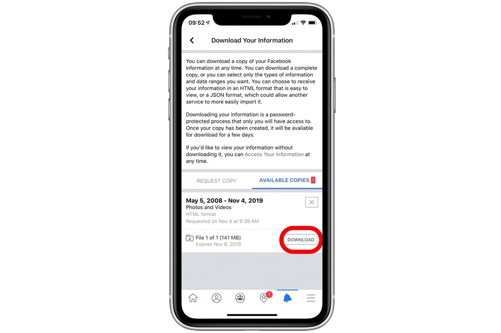 Cách tải tất cả ảnh từ Facebook, Messenger và iMessage về iPhone, iPad-13