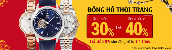Tết đến, sắm đồng hồ giảm đến 40% kèm ưu đãi ở Thế Giới Di Động-1