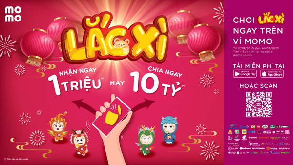 Cơ hội trúng lớn với MoMo Lắc Xì 2020-3