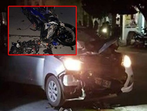 Trêu chọc CSGT kiểm tra nồng độ cồn, thanh niên lao xe máy vào ô tô tử vong