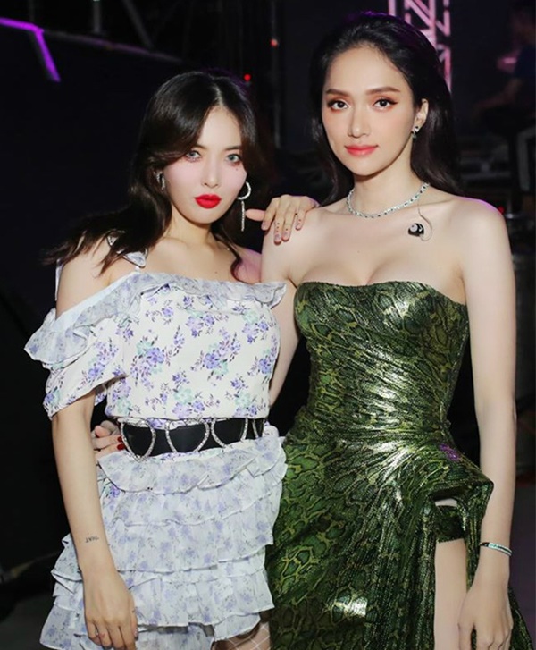 Hương Giang thích diện đồ ánh kim, khoe đường cong sexy lấn át HyunA-1