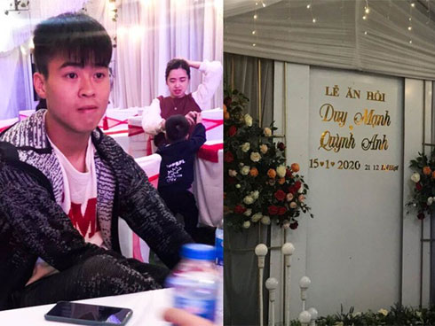 Đám hỏi trung vệ Duy Mạnh - Quỳnh Anh: Chủ rể ngại ngùng khi đặt chân tới nhà gái-33