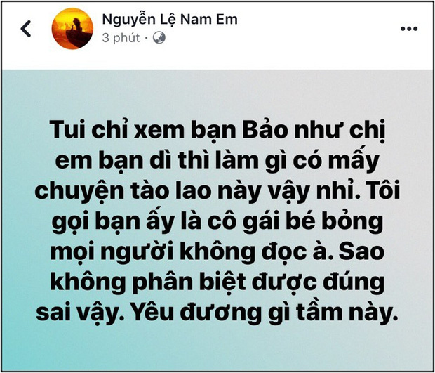 Nam Em tiếp tục lên tiếng về scandal bị tố giật chồng, tiết lộ ngỡ ngàng về mối quan hệ với VJ Quốc Bảo-1