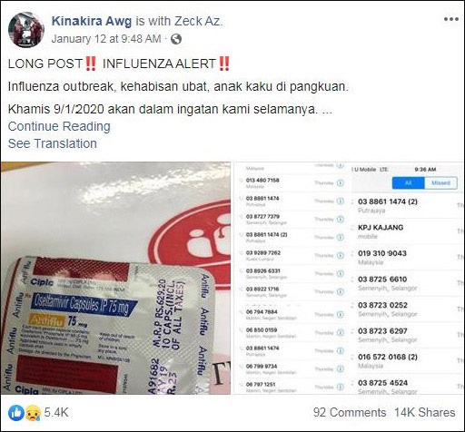 Bà mẹ chia sẻ khoảnh khắc đáng sợ khi cậu con trai lên cơn động kinh vì bị nhiễm virus cúm A-4