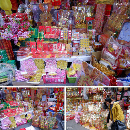 Hà Nội: Phố vàng mã nhộn nhịp người mua ngày ông Công ông Táo-1