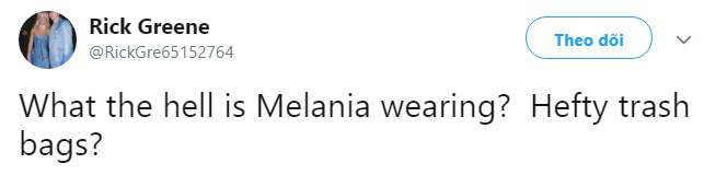 Khổ thân bà Melania Trump: Diện áo hiệu 50 triệu mà bị ví như khoác túi đựng rác-4