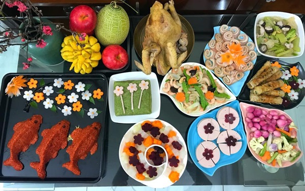 Mâm cơm cúng Táo quân sáng tạo, dễ làm cho mẹ đảm hiện đại-4