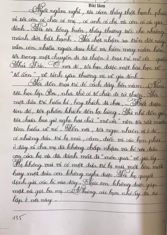 Những bài thi chữ đẹp của học sinh Sài Gòn-6