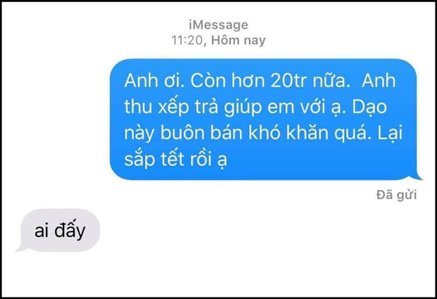 Nhắn tin đòi tiền gần Tết và muôn cách đáp trả bất ngờ của con nợ: Đọc xong thấy vã mồ hôi trán, hay mình cũng sắp toang như này rồi?-1