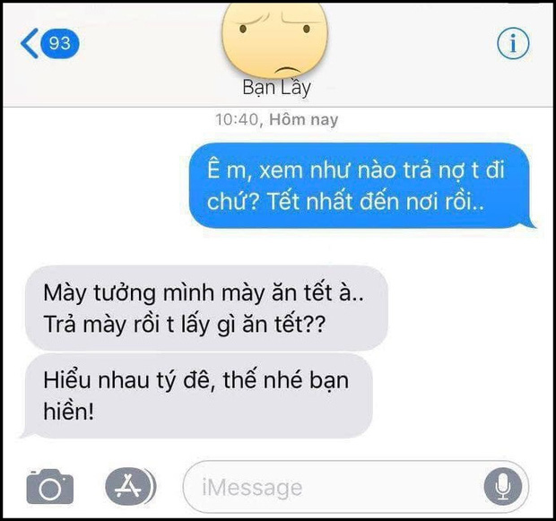 Nhắn tin đòi tiền gần Tết và muôn cách đáp trả bất ngờ của con nợ: Đọc xong thấy vã mồ hôi trán, hay mình cũng sắp toang như này rồi?-4