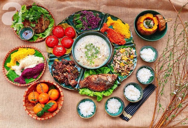 Mâm cúng ông Công ông Táo đẹp đến từng milimet, ai nhìn thấy cũng phải trầm trồ khen ngon!-1