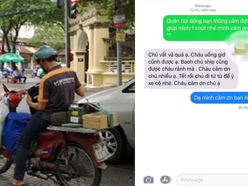 Cuối năm, hình ảnh shipper ngồi vỉa hè, ăn miếng pizza trong cay đắng khiến tất cả bức xúc-3