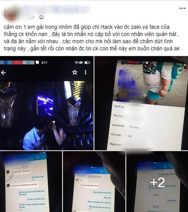 Phát hiện chồng ngoại tình khi hack được tài khoản Zalo, vợ chết lặng khi đọc tin nhắn chồng hẹn hò yêu đương với gái quán hát-1