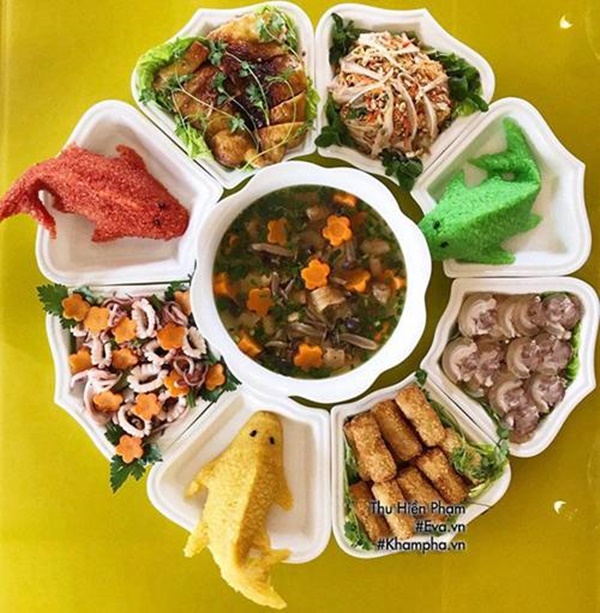 Gợi ý mâm cỗ cúng ông Công ông Táo ngon, đẹp cho chị em văn phòng-1