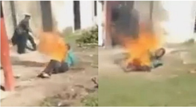 Cưỡng hiếp rồi giết chết bé gái 6 tuổi, nghi phạm độc ác bị dân làng tức giận đánh đập và thiêu sống-2