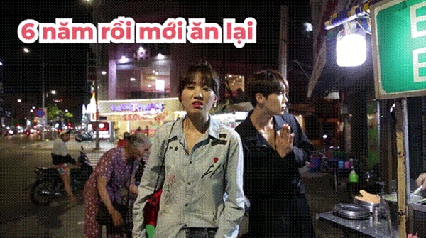 Trốn Trấn Thành, Hari Won dắt trai đẹp Hàn Quốc đi ăn bánh xèo vỉa hè-5