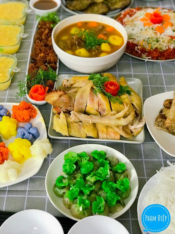 Mâm cơm cúng Táo quân tươm tất của các gia đình Việt-4