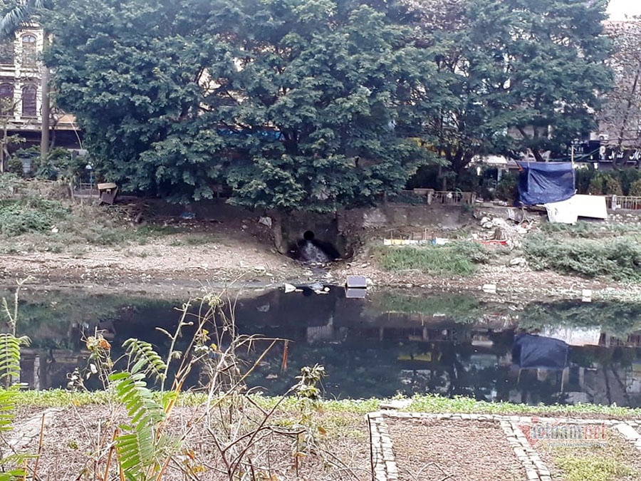 Nước sông đen kịt, bốc mùi, người Hà Nội vẫn đua nhau thả cá-3