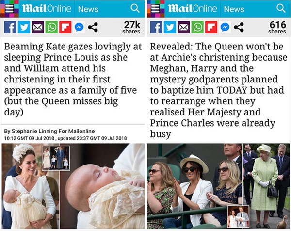 Bằng chứng cho thấy Kate là Công nương quốc dân còn Meghan Markle thì luôn bị báo chí dìm hàng, đặt lên bàn cân so sánh với chị dâu hoàn hảo-8