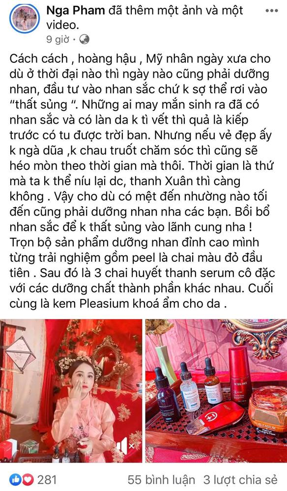 Vợ đại gia Minh Nhựa dưỡng nhan để không bị thất sủng, cả bộ sản phẩm chăm da không món nào dưới 1 triệu-2