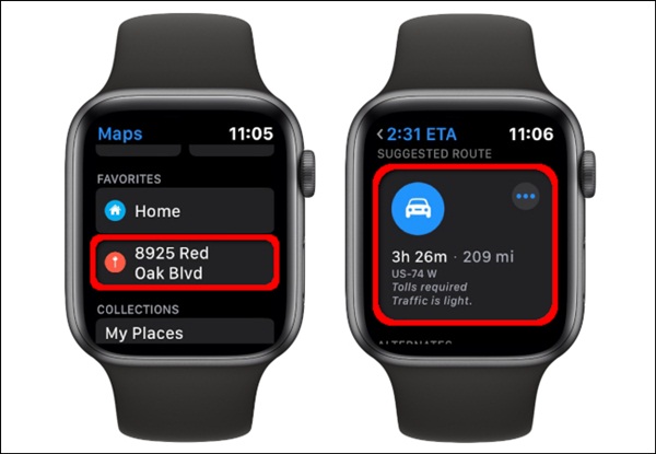 Cách xem bản đồ trên Apple Watch-9