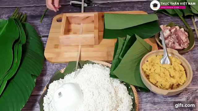 Học cách gói bánh chưng đơn giản đẹp triệu like nhìn qua thôi ai cũng có thể trở thành sư phụ-5
