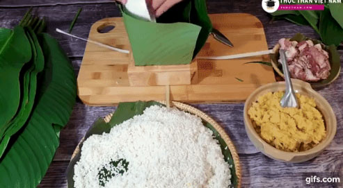 Học cách gói bánh chưng đơn giản đẹp triệu like nhìn qua thôi ai cũng có thể trở thành sư phụ-7