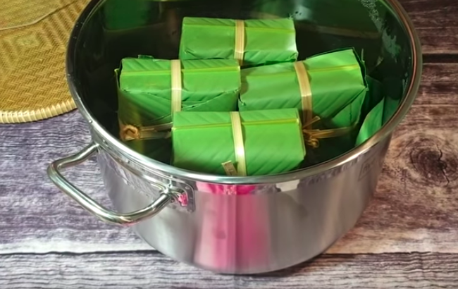 Học cách gói bánh chưng đơn giản đẹp triệu like nhìn qua thôi ai cũng có thể trở thành sư phụ-10