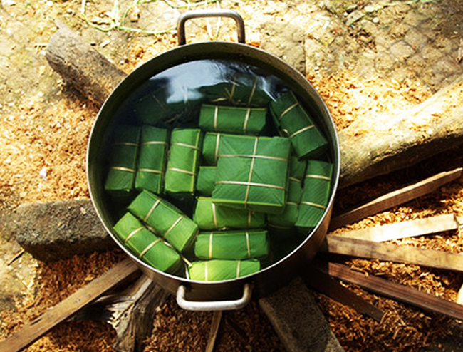 Học cách gói bánh chưng đơn giản đẹp triệu like nhìn qua thôi ai cũng có thể trở thành sư phụ-11