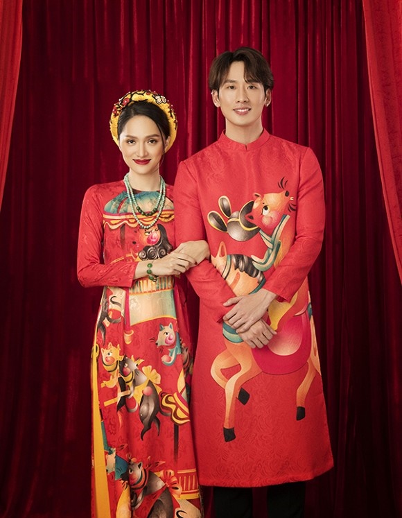 Tan chảy trước loạt khoảnh khắc Hương Giang e ấp, tình tứ tựa vai áp má Tuấn Trần-1