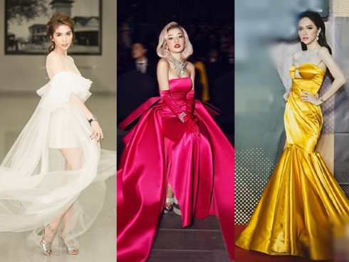 Trên thảm đỏ thì nổi hết phần thiên hạ nhưng đời thường, Hương Giang chỉ lên đồ hiền lành như nàng công sở mà thôi-10