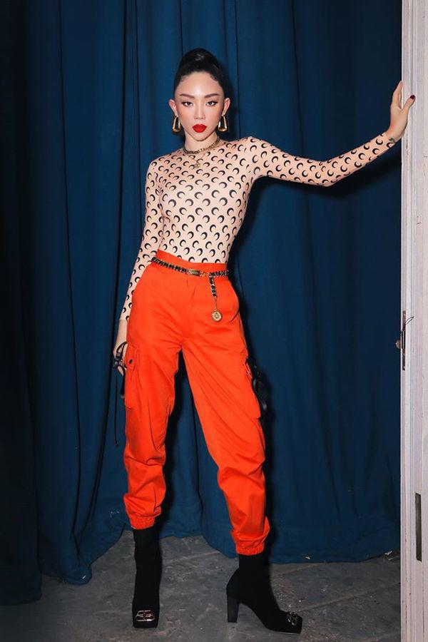 Tóc Tiên đích thị là nàng tắc kè hoa của showbiz Việt, mỗi ngày diện một màu nổi bần bật-11