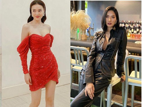 Hoàng Thuỳ diện mốt không nội y, Lan Ngọc mặc váy khoe vòng một