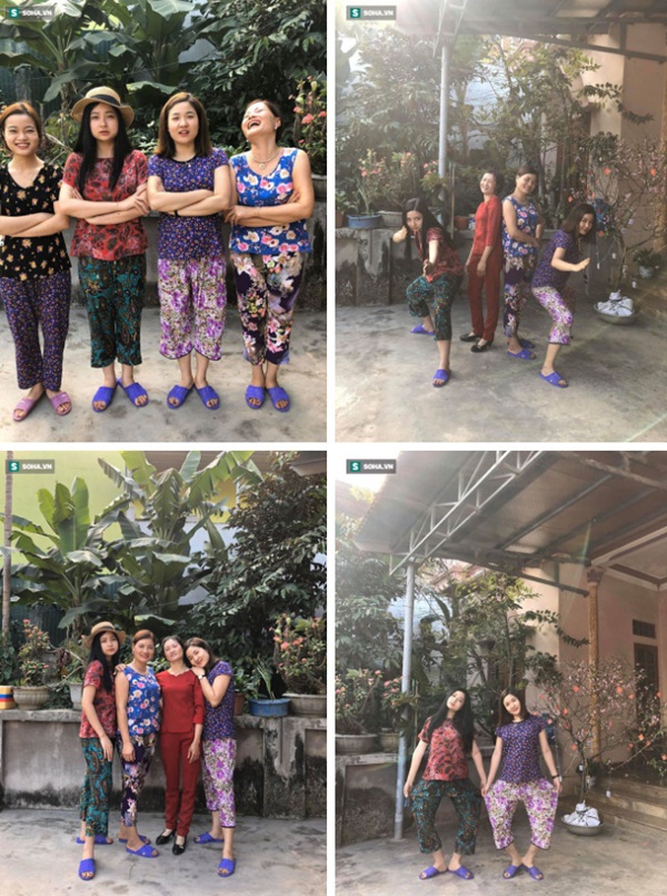 Sự thật đằng sau bức ảnh 4 chị em mặc áo hoa của mẹ đón Tết, 2 cô trẻ nhất bị rao bán vì quá ế!-1