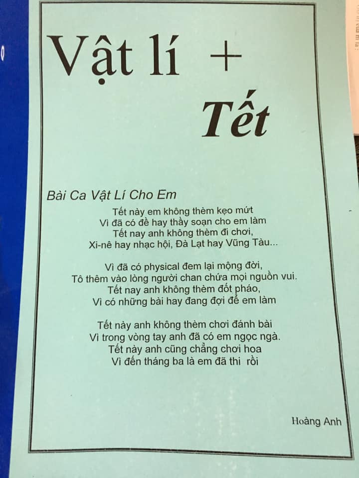 Giao một chồng bài tập Tết, thầy giáo Vật Lý sáng tác hẳn bài hát cổ động tinh thần siêu lầy khiến học sinh dở khóc dở cười-1