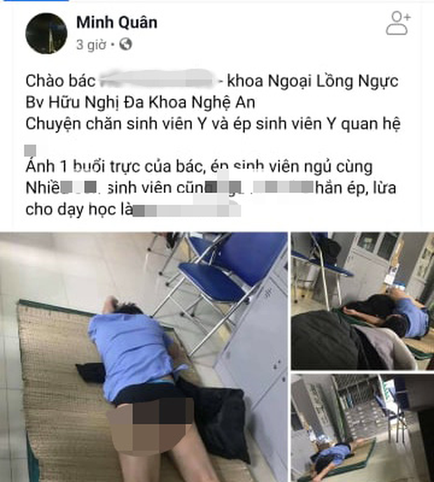 Đình chỉ công tác nam bác sĩ bị tố không mặc quần dài, ôm nữ sinh viên ngủ trong ca trực-2